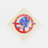 Friedensstifter der Serie Napkins Serviette (Ecke)