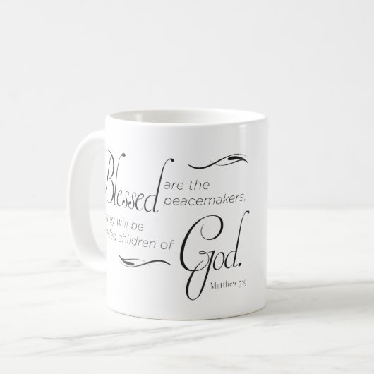 Friedensstifter Kaffeetasse (Vorderseite Links)