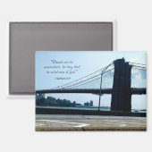 Friedensstifter Magnet (Vorderseite/Rückseite)