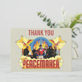 Friedensstifter zum Geburtstag Einladung (Stehend Vorderseite)