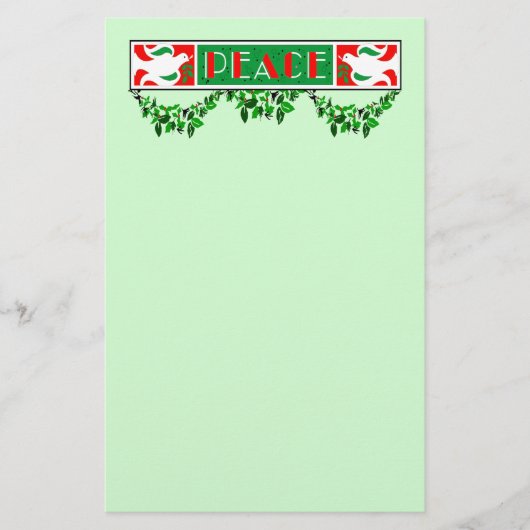 Friedensstiftung Briefpapier (Vorderseite)