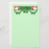 Friedensstiftung Briefpapier (Vorne/Hinten)