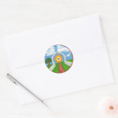 Friedensstiftung Runder Aufkleber (Umschlag)