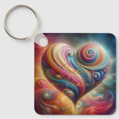 Friedenssuche Schlüsselanhänger (Vorderseite)