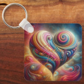 Friedenssuche Schlüsselanhänger (Vorderseite)