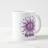 Friedenssun-Zwillinge Jumbo-Tasse (Vorderseite Rechts)