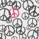 Friedenssymbol Aufkleber (Vorderseite)