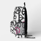Friedenssymbol Bedruckter Rucksack (Rechts)
