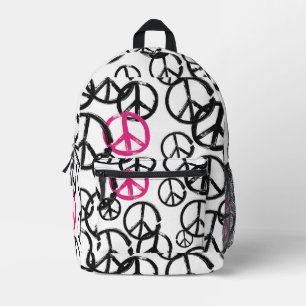 Friedenssymbol Bedruckter Rucksack
