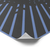 Friedenssymbol Blume Power Poster (Ecke)