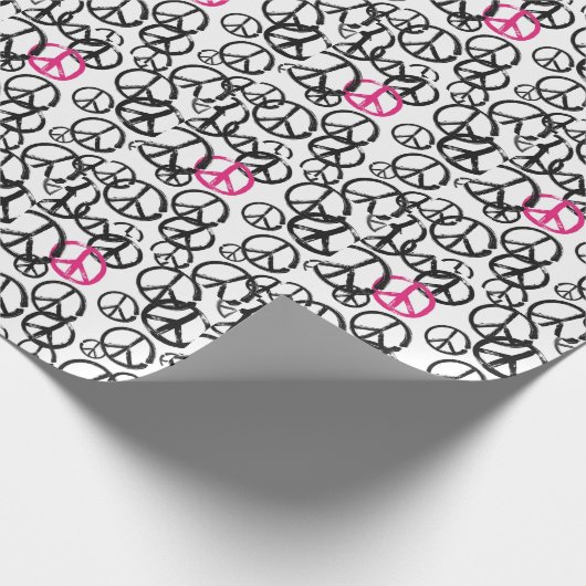 Friedenssymbol Geschenkpapier (Ecke)