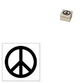 Friedenssymbol Gummistempel (Stempel)