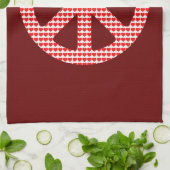 Friedenssymbol Handtuch (Gefaltet)