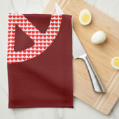 Friedenssymbol Handtuch (Viertel Falte)