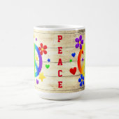 Friedenssymbol Kaffeetasse (Mittel)
