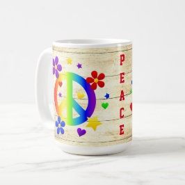 Friedenssymbol Kaffeetasse
