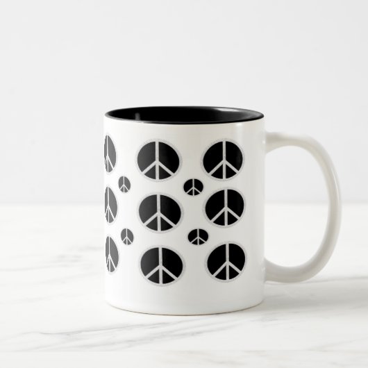 FRIEDENSSYMBOL KAFFEETASSE (Rechts)