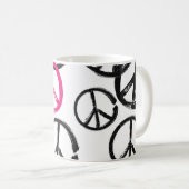 Friedenssymbol Kaffeetasse (VorderseiteRechts)