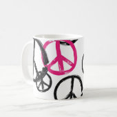 Friedenssymbol Kaffeetasse (Vorderseite Links)