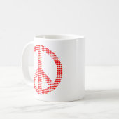 Friedenssymbol Kaffeetasse (Vorderseite Links)