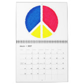 Friedenssymbol-Kalender 201X Kalender (Mär 2027)