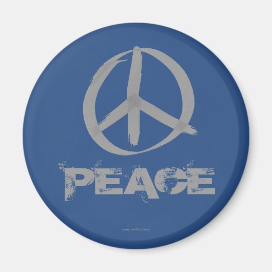 Friedenssymbol Magnet (Vorne)