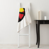Friedenssymbol mit Reaggae-Stil Sherpadecke (Beispiel)