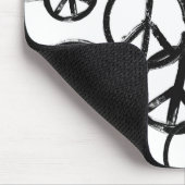 Friedenssymbol Mousepad (Ecke)