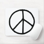 Friedenssymbol Mousepad (Mit Mouse)