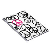 Friedenssymbol Notizblock (Rechte Seite)