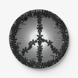 Friedenssymbol Pappteller