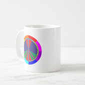 Friedenssymbol peace symbol kaffeetasse (Vorderseite Links)
