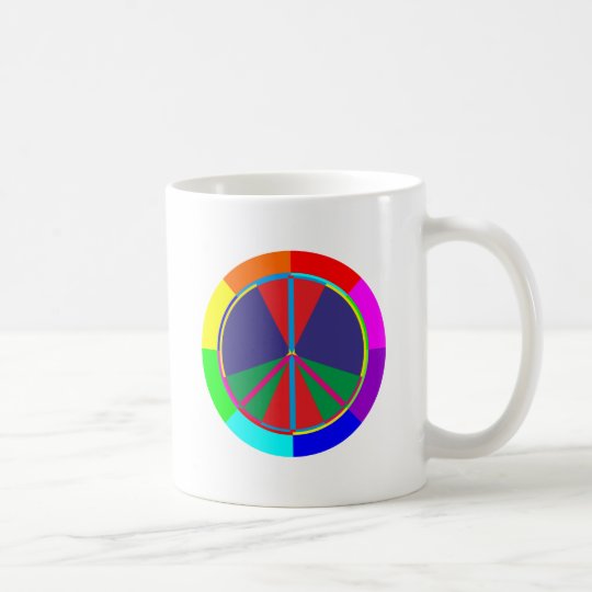 Friedenssymbol peace symbol kaffeetasse