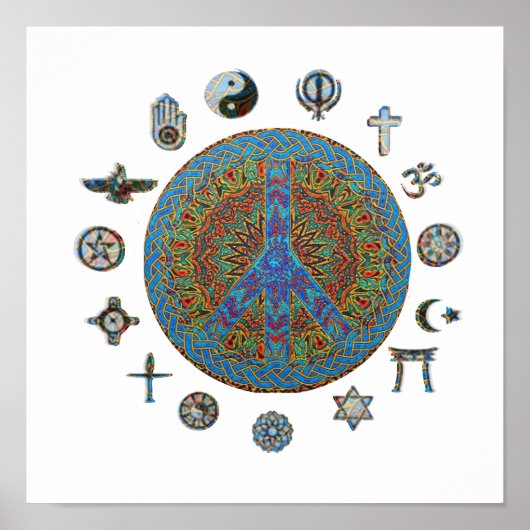 Friedenssymbol Poster (Vorne)