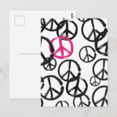 Friedenssymbol Postkarte (Vorne/Hinten)