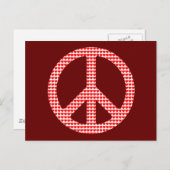 Friedenssymbol Postkarte (Vorne/Hinten)