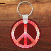 Friedenssymbol Schlüsselanhänger (Vorderseite)