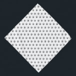 Friedenssymbol, Schwarz-weißer Punktmesser Halstuch<br><div class="desc">Friedenssymbol,  Anti-Krieg schwarz-weiß polka Punkt Muster bandana / Hund bandana. Schwarzes Friedenssymbol auf weißem Hintergrund. Minimalistisches,  modernes,  elegantes niedliches Design.</div>