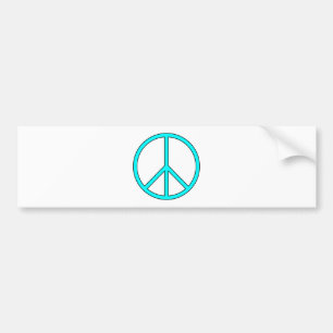 Friedenssymbol Zeichen Liebe Hippie Antikriegsprot Autoaufkleber