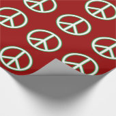 Friedenssymbol-Zeichen-Muster-Packpapier Geschenkpapier (Ecke)