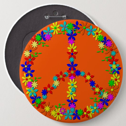 Friedenssymbole, Button (Vorne & Hinten)