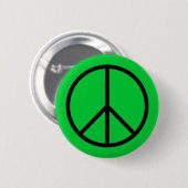 Friedenssymbolknopf Button (Vorne & Hinten)