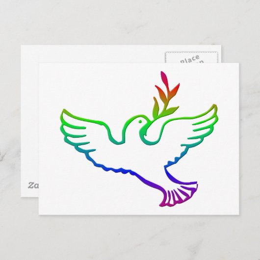 FRIEDENSTÄNDE POSTKARTE (Vorne/Hinten)