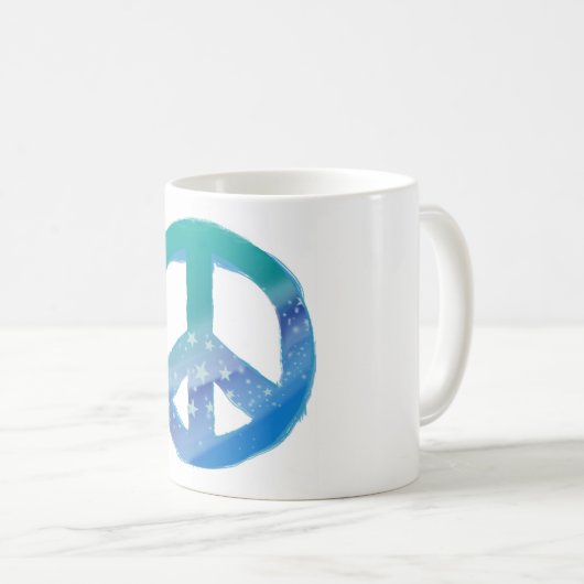 FriedensTasse Kaffeetasse (VorderseiteRechts)