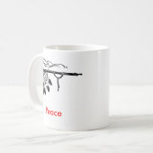 FriedensTasse Kaffeetasse (Vorderseite Links)