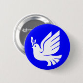 Friedenstaube Button (Vorne & Hinten)