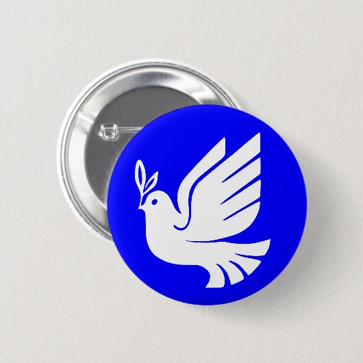 Friedenstaube Button (Vorne & Hinten)