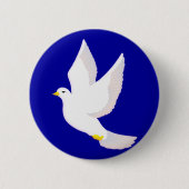 Friedenstaube Button (Vorderseite)