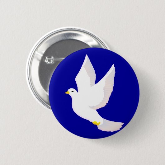 Friedenstaube Button (Vorne & Hinten)