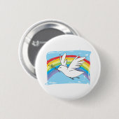 Friedenstaube Button (Vorne & Hinten)